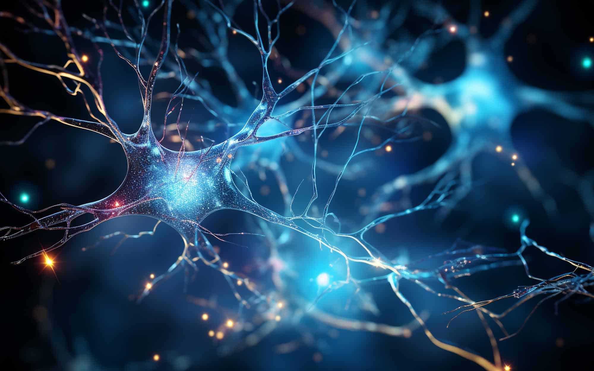 Neural connections in brain